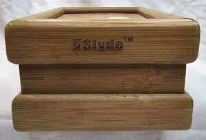Slyde™ Pollen Box – Bamboo 5x8 Organizer with Branded Pouch -Perfect for Gifting